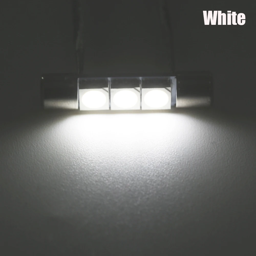 4Pcs C10W C5W Festoon 29mm 31mm LED DC 12V White Bulb Car License Plate Interior Sun Visor Vanity Mirror Reading Dome Map Lamp - купить по