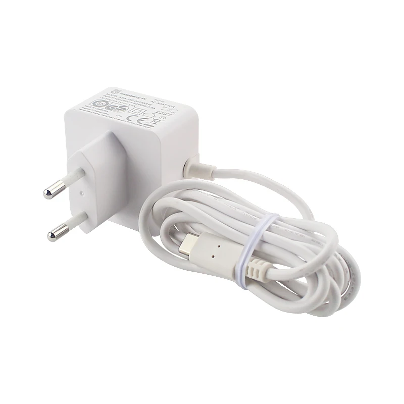 Оригинальный Raspberry Pi 4 Официальный USB C Питание 5 1 V 3A белый мощность Зарядное