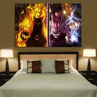 Японский аниме плакат печать Учиха Саске холст живопись для гостиной дома спальни Декор стены Искусство офиса картина без рамки