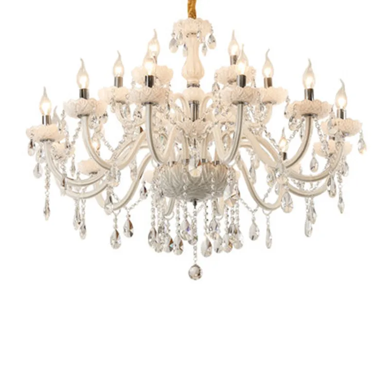 Хрустальные люстры в европейском стиле современные светодиодные лампы для