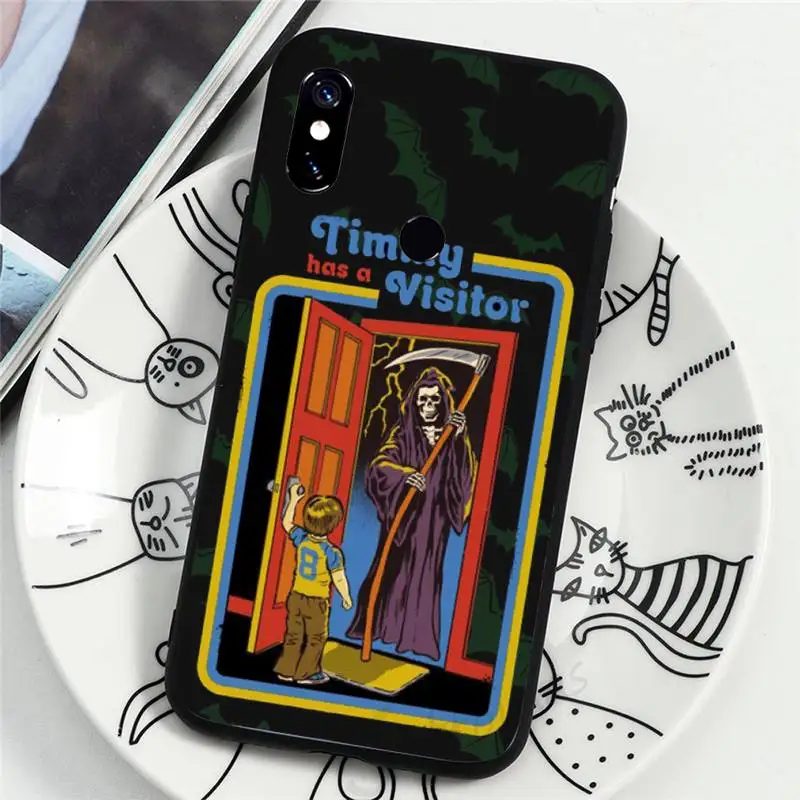 

Halloween bat horror Phone Case For Xiaomi Redmi 4x 5 plus 6A 7 7A 8 mi8 8lite 9 note 4 5 7 8 pro