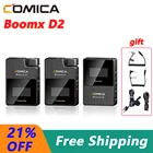 Микрофон COMICA BoomX D2, беспроводной, компактный, цифровой, 2,4 ГГц