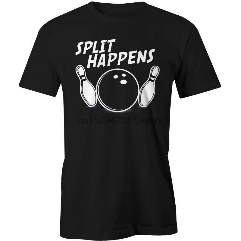 Раздельная Мужская футболка для боулинга идеальная запасная забавная с десятью
