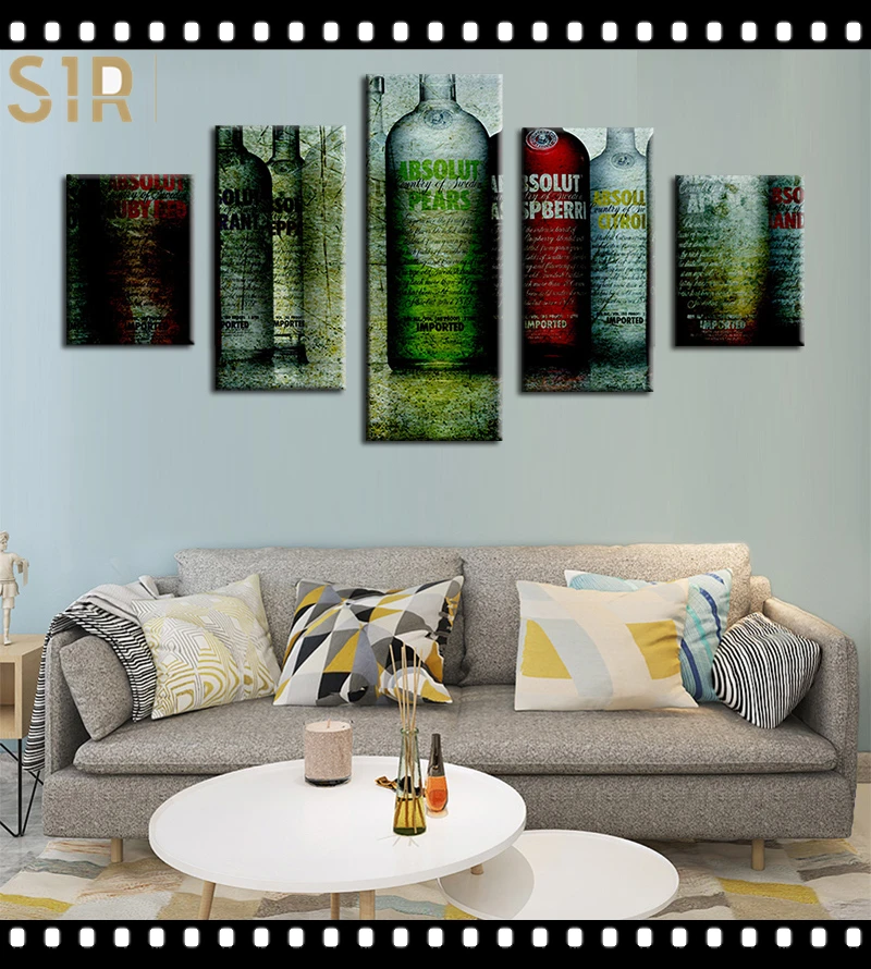 

Anime Movie Posters Wall Art 5 Pieces Canvas Painting Poster Pictures Home Decor Living Room HD Printed Poster Wall Painting