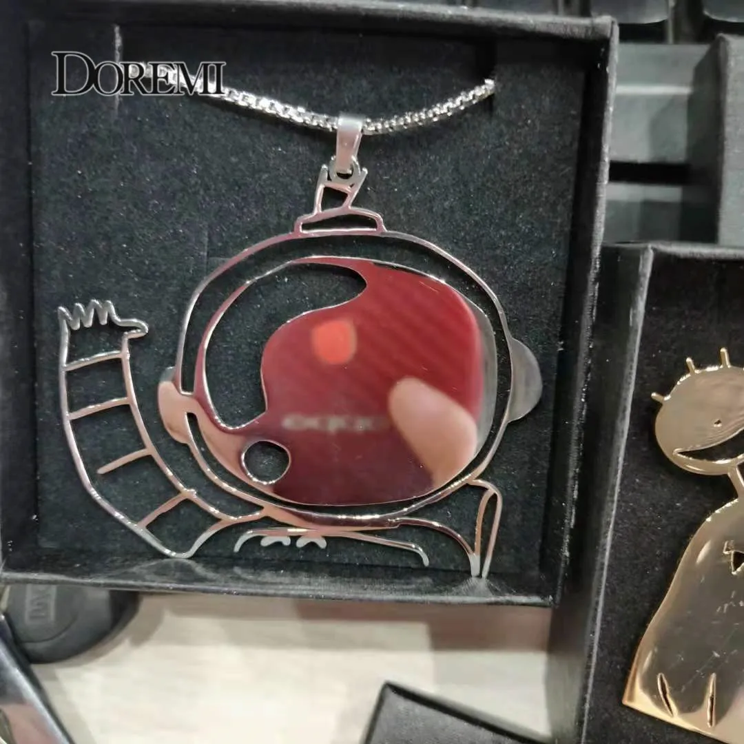 Ожерелье DOREMI из нержавеющей стали с индивидуальным рисунком для