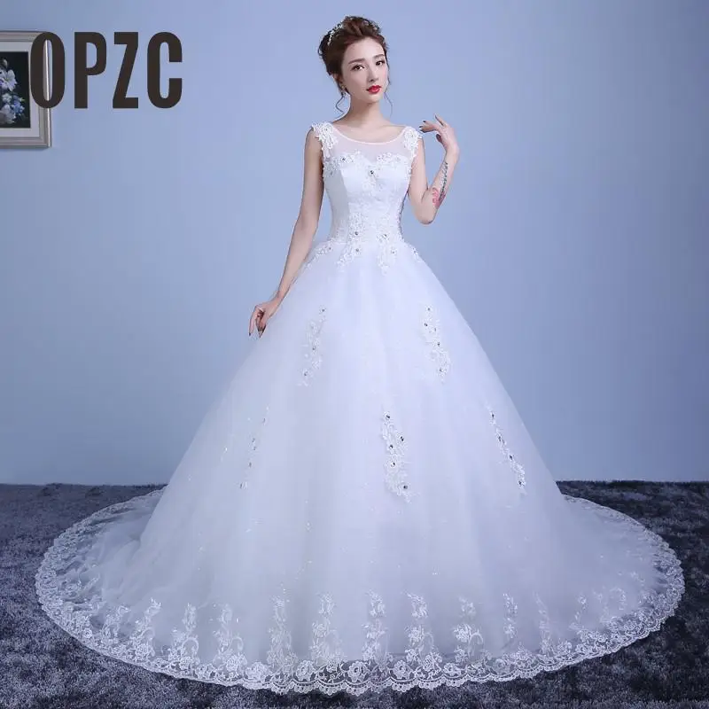 Женское свадебное платье с королевским шлейфом Beautiftu красное белое романтичное