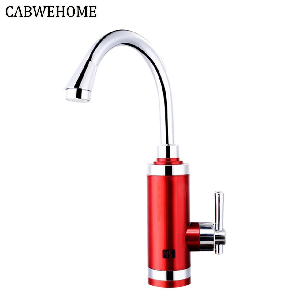 

Мгновенный Электрический водонагреватель CABWEHOME, 3000 Вт, мгновенный кухонный Электрический водонагреватель