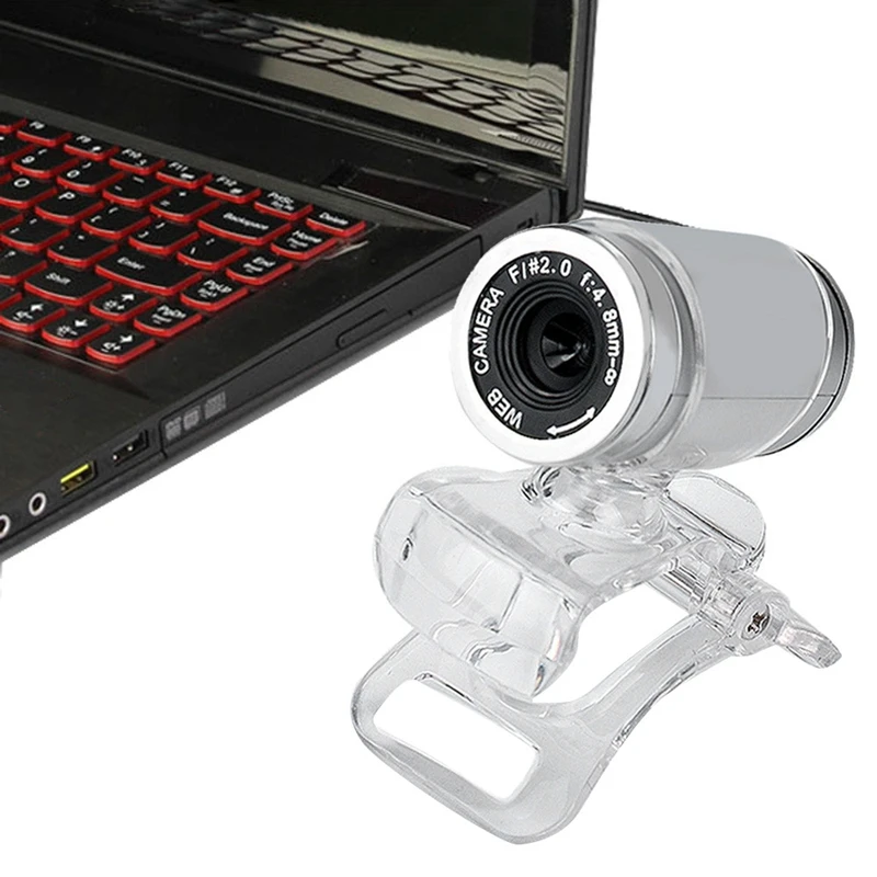 

480P HD Webcam USB Camera Web Cam 360 degree Adjustable Clip-on for Computer PC Laptop
