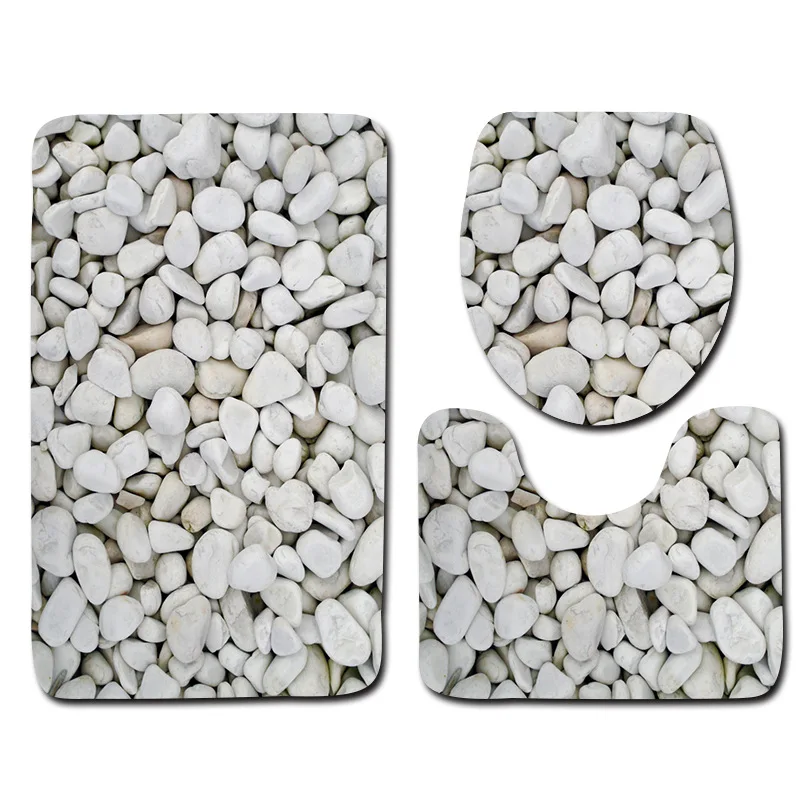 

Stone mat bathroom mat toilet three piece set bathroom toilet mat set bathroom mat set bathroom decoration