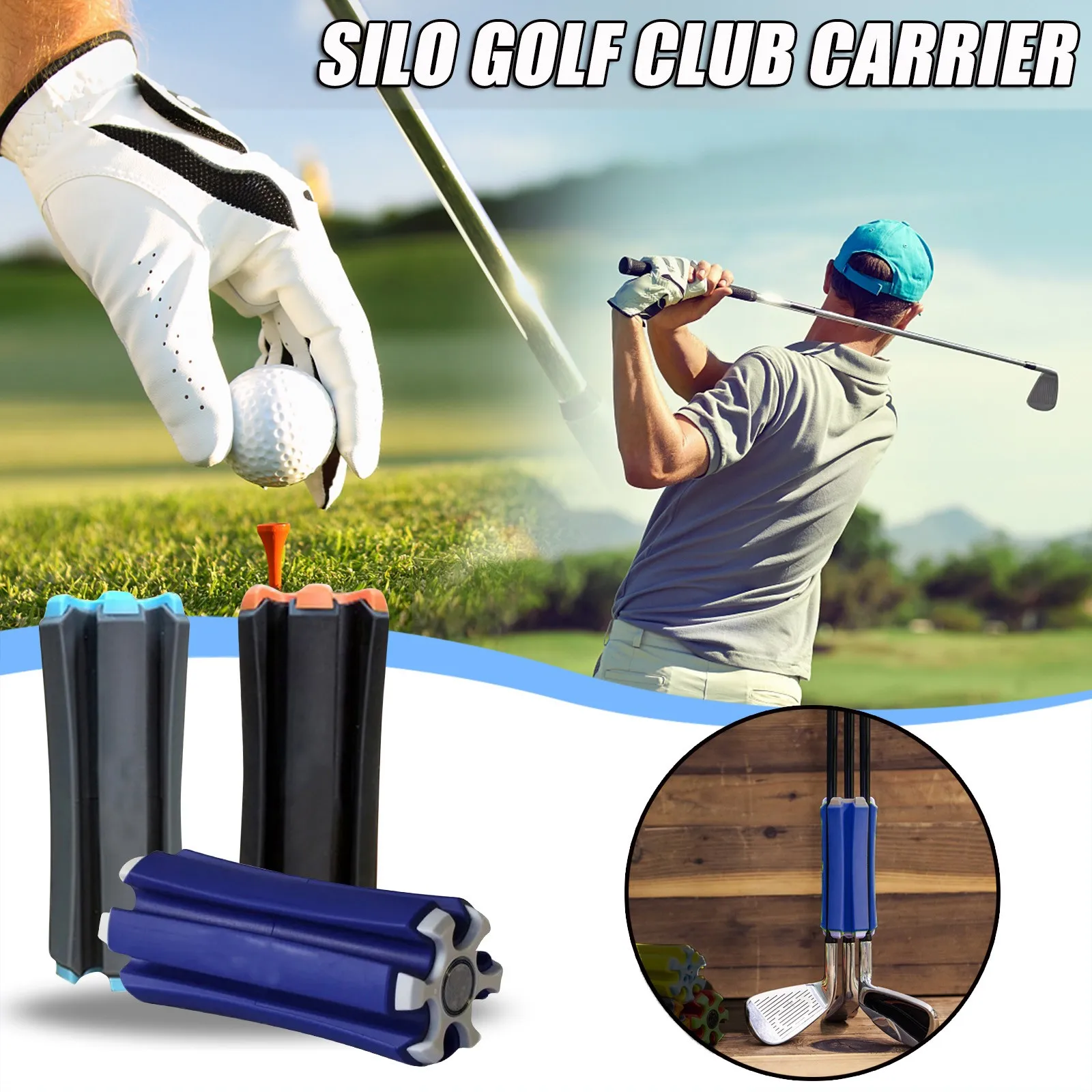 

The Golf Club Carrier Outdoor Bracket Sports Compact Essential For no-bag Days Simulators Or Driving Range Accesorios Deportivos