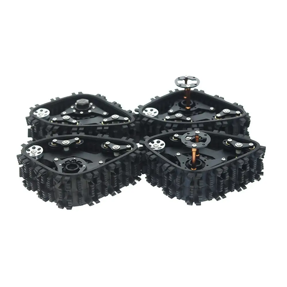 

4PCS Tracks Wheel Sandmobile Conversion Snow Tire for Axial SCX10 I II AX90016 90027 90035 90036 90037 1/10 RC Crawler Car