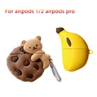 Силиконовый чехол для Apple Airpods 12, защитный чехол для наушников, защитный чехол для Apple Airpods 21, Airpods Pro