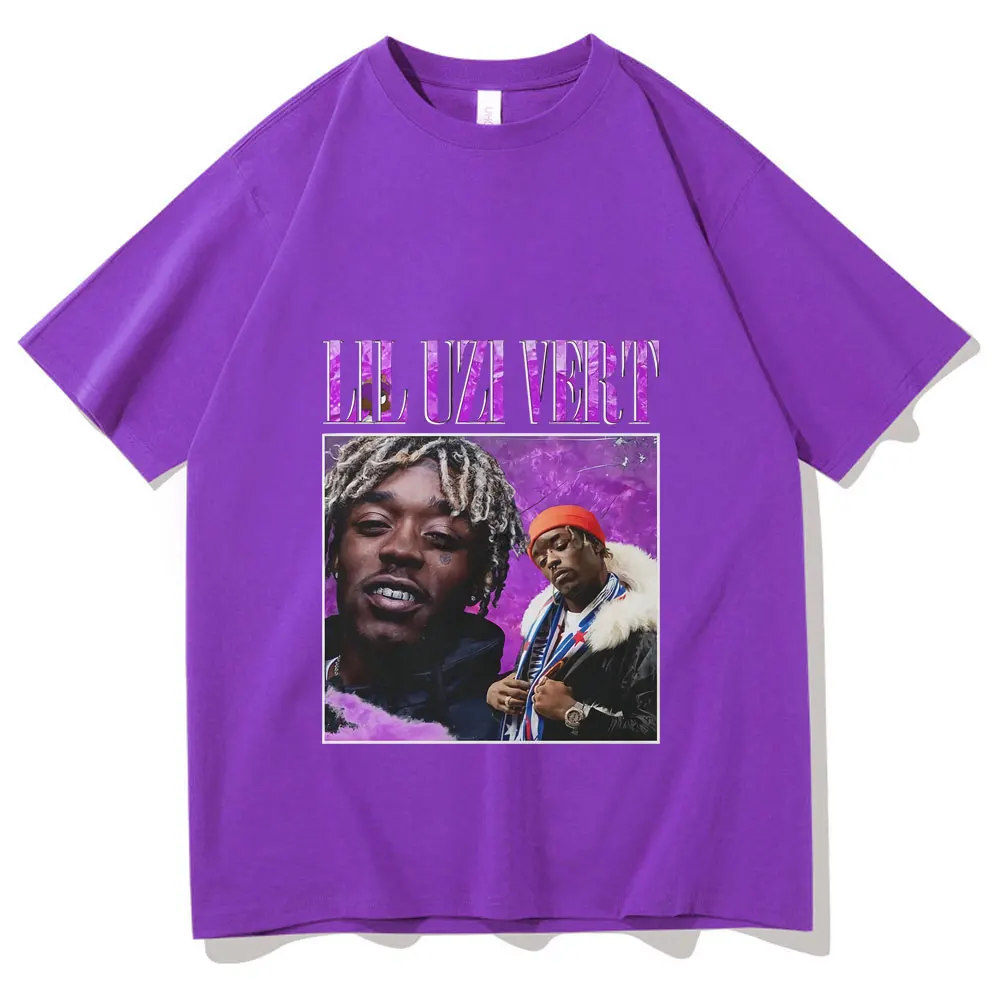 

Classic Lil Uzi Vert 90s Vintage Men Women Black T Shirt Men's Cotton Tee Shirt Oversize Unisex Fashion T-shirts EU Size T-Shirt