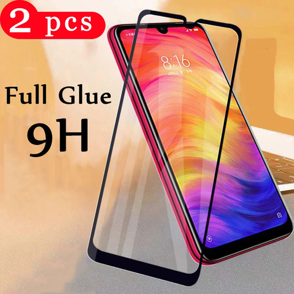 

2Pcs tempered glass for xiaomi redmi note 8 pro 8A phone screen protector no the glass 7A note 7 pro smartphone protective film