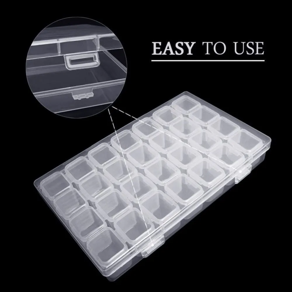 

Diamond Painting Tools Box Label sticker,5D DIY Diamond Accessories Kits Diamond Cross Stitch Tool Sets Embroidery for Craft