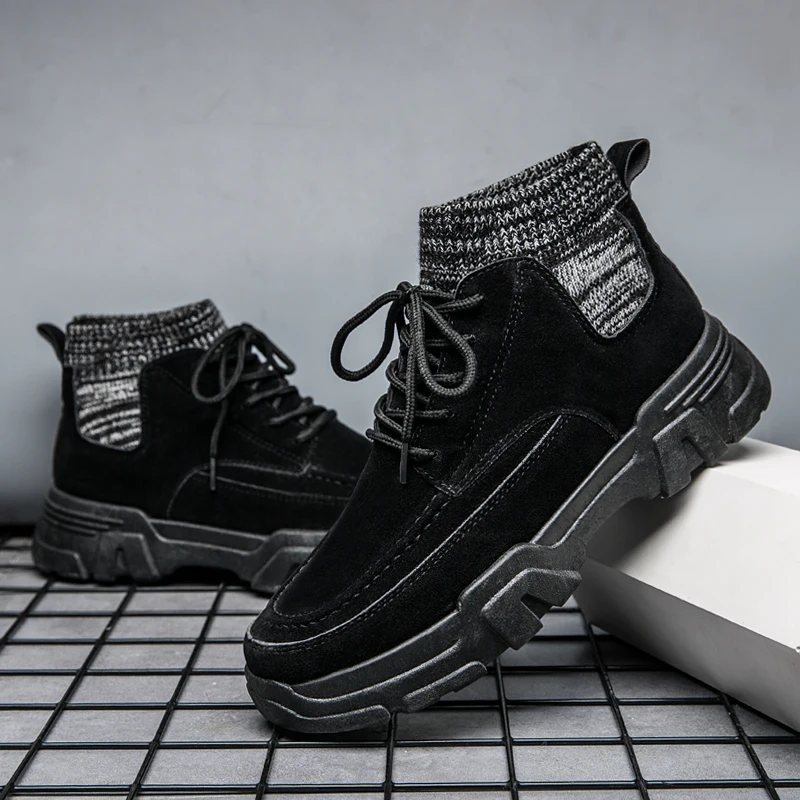 Men Hiking Shoes Waterproof Male Outdoor Travel Trekking suede Leather Climbing Mountain Shoes Hiking Hunting Boots Sneakers Man