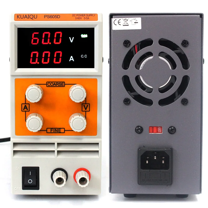 Цифровой источник питания постоянного тока 0 1 в А Регулируемый импульсный 60 5
