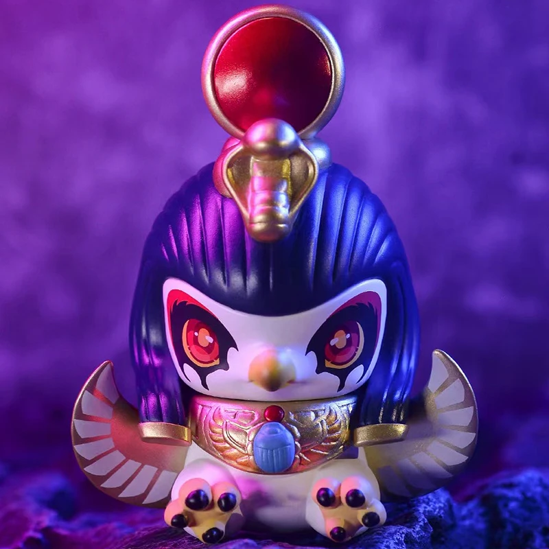 Caja ciega de 8CM para ni&ntilde;a, pupitre de juguete misterioso de Yalu, Egipto, jard&iacute;n de infancia, figuras de Anime, bonito modelo de escritorio, decoraci&oacute;n para el hogar, regalo-4