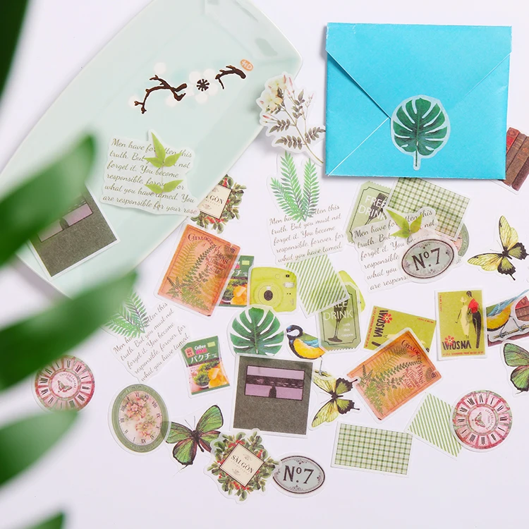 40 наклеек в виде бабочек винтажном стиле альбом сделай сам для скрапбукинга