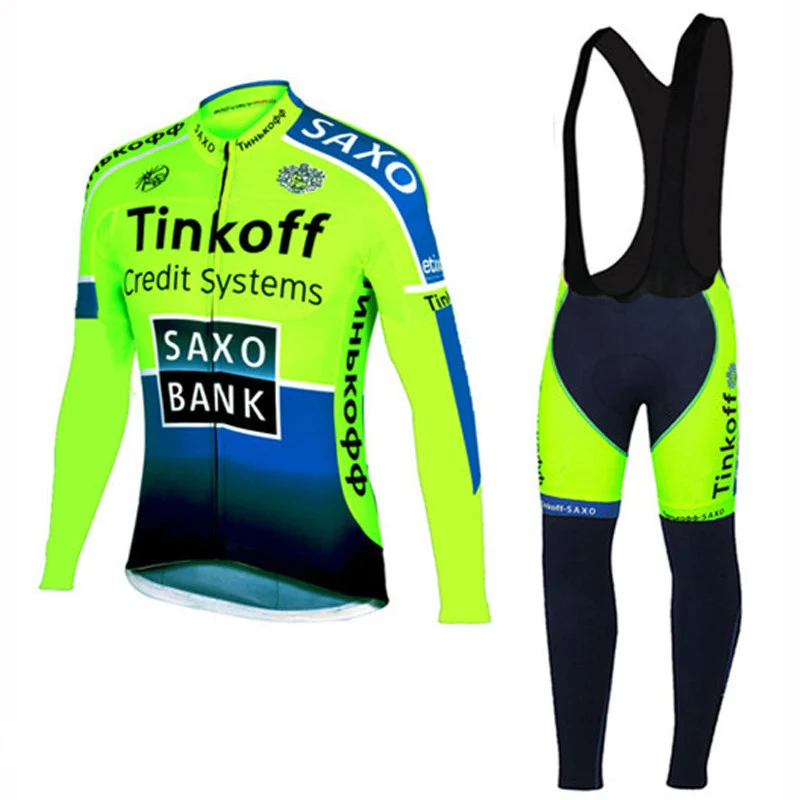 2020 Tinkoff профессиональная команда с длинным рукавом Велоспорт Джерси гоночный