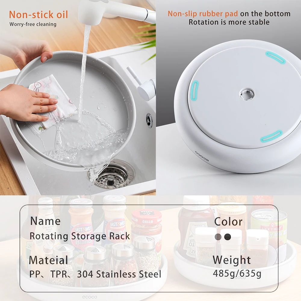 360 ° вращающийся специй многофункциональная стойка для хранения приправа