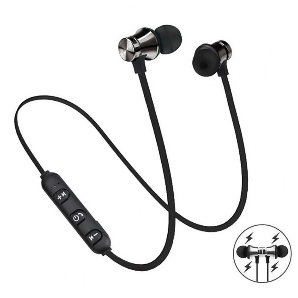 

Магнитные беспроводные наушники, Bluetooth-наушники, спортивные водонепроницаемые стереонаушники, беспроводная внутриканальная гарнитура с м...