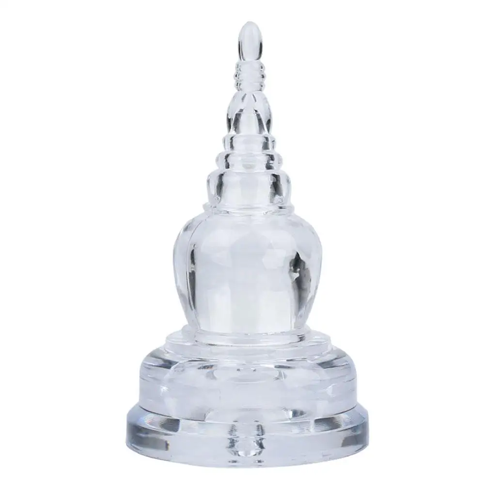 Sarira прозрачные тибетские искусственные кристаллы пагода подарки декоративные