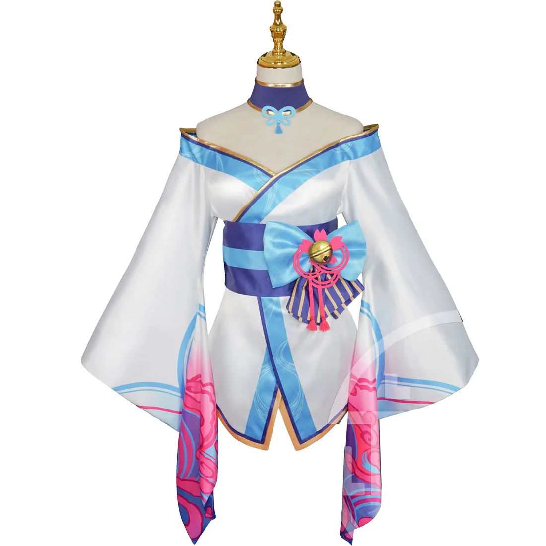 Костюм для косплея из игры цветок духа костюм Лола Ahri новая кожа 2020|Костюмы аниме|