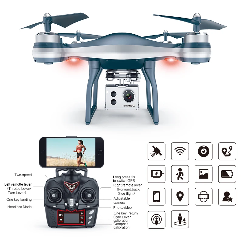 K10 UAV GPS позиционирование автоматический возврат HD аэрофотосъемка четыре оси