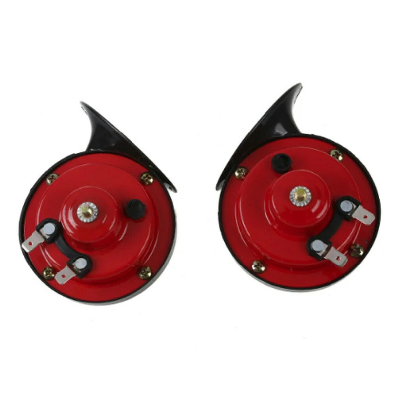 

1Pair Universal 300db Car Auto 12V Waterproof Loud Horn Electric Vehicle Snail Air Horn Super Loud For Car Truck Motorbike