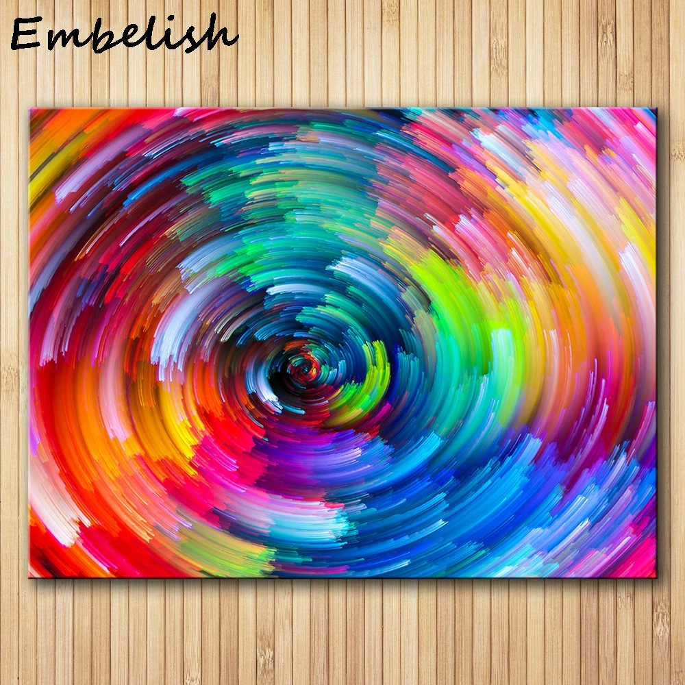 

1 Pieces Abstract Colored Lines Modern Home Decor Pictures For Living Room Wall Art Posters HD Spray On Canvas Oil Paintings