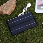 5W 5V Панели солнечные USB Micro Батарея Зарядное устройство на открытом воздухе Портативный для банк питания для мобильного телефона Водонепроницаемый поликремниевые солнечные Зарядное устройство