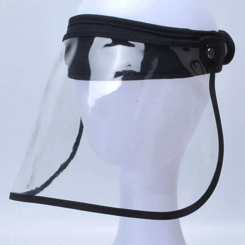 

Adjustable UV Protection Sun Baseball Hat Female Anti-Droplet Saliva Empty Top Hat Baseball Cap Transparent Hats Women