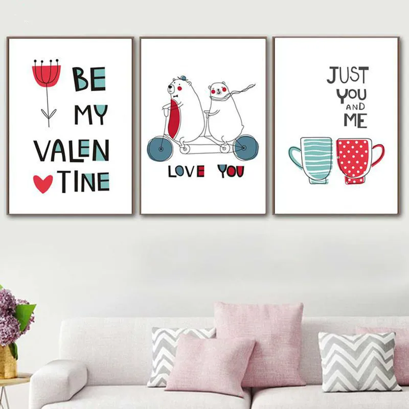 Картина на холсте любовь Настенная картина для спальни гостиной | Дом и сад