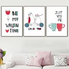 Картина на холсте любовь, Настенная картина для спальни, гостиной