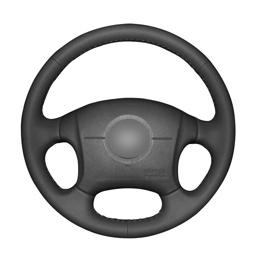 Черная искусственная кожа PU чехол рулевого колеса автомобиля для Hyundai Elantra 2001 2002