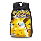 Школьные ранцы для мальчиков и девочек, Детские ортопедические рюкзаки 16 дюймов с принтом покемона
