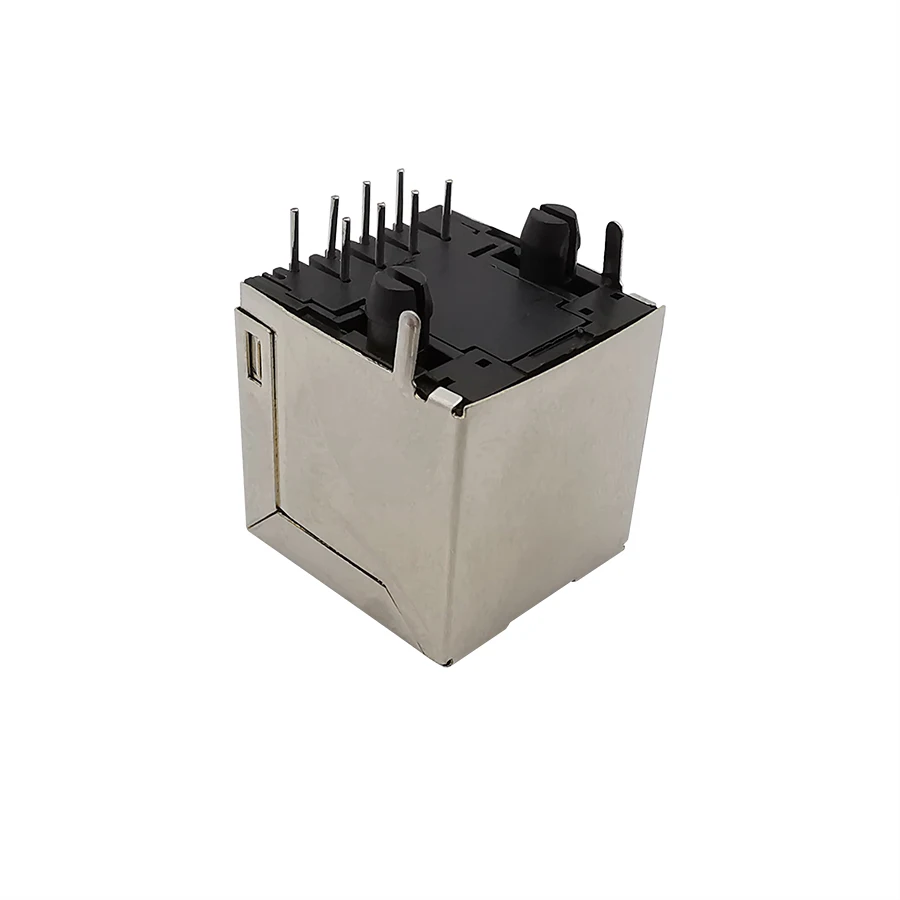 5 шт. RJ45 Женский разъем сетевой Ethernet прямой штифт для монтажа на печатную плату