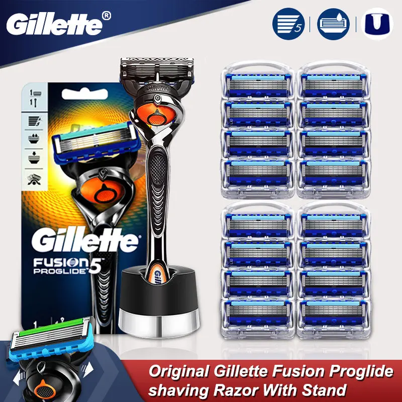

Straight Shaver Safety Razor Gillette Fusion 5 Proglide For Men Shaving Machine With Blades Shave Cassettes For Beard Shavette