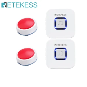 Беспроводной пейджер Retekess TH003 для ухода за пациентами, система оповещения о вызове медсестры для домашнего уходаперсонального внимания