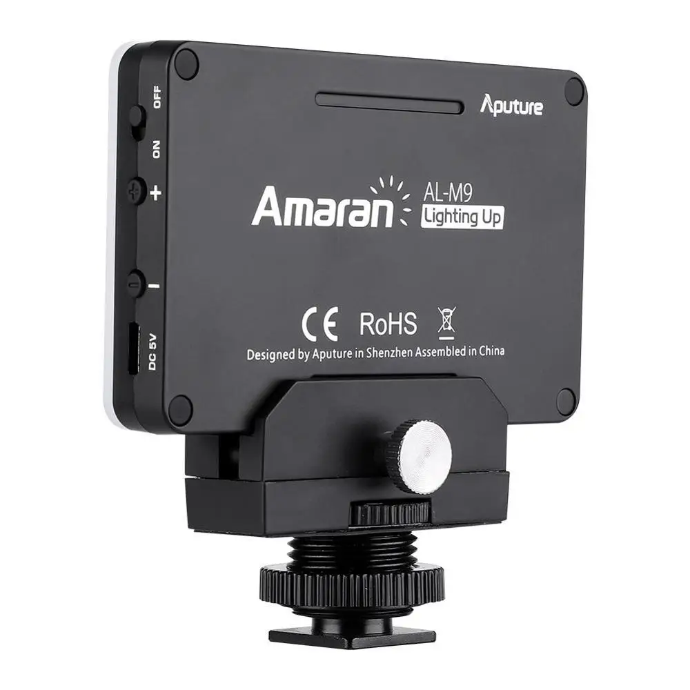 Светодиодный мини светильник Aputure для видеосъемки pockable TLCI/CRI 95 + на камере