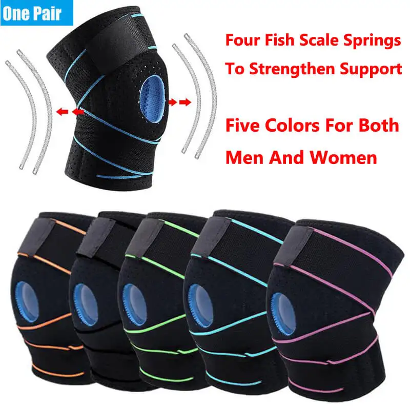 

1 пара улучшенных поддерживающих наколенников для спорта, Силиконовая защита для взрослых от футбола, защита для голени, защита для мотокро...