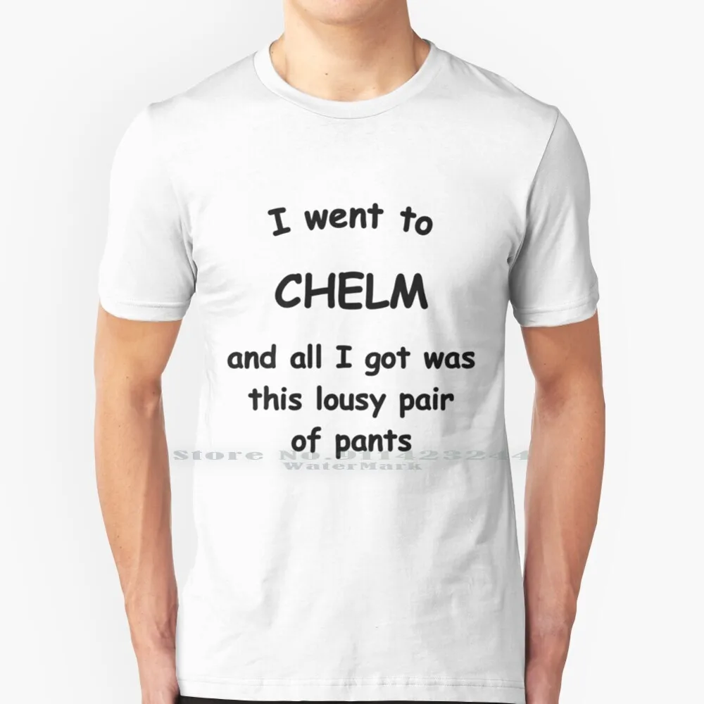 

Сувенирная футболка Chelm, футболка из 100% чистого хлопка, Хелм, иудаизм, еврейский юморизм, креативный тренд, винтажный крутой подарок, евро, СШ...