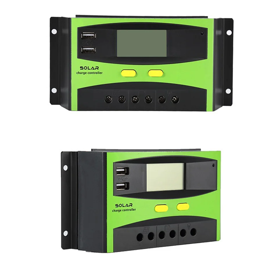 Умный контроллер солнечной батареи 20a1 2 В/24 В зарядка уличной лампы|Измерители