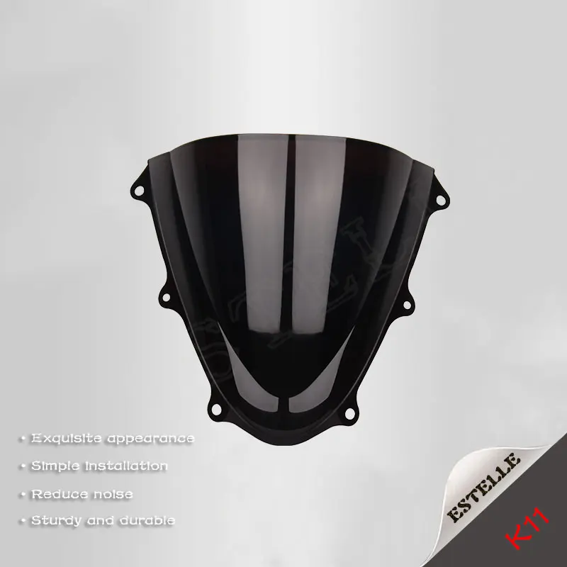 

For Suzuki GSXR 600 750 GSXR 600750 K11 2011 2012 K11 11 12 Black Windshield WindScreen Double Bubble