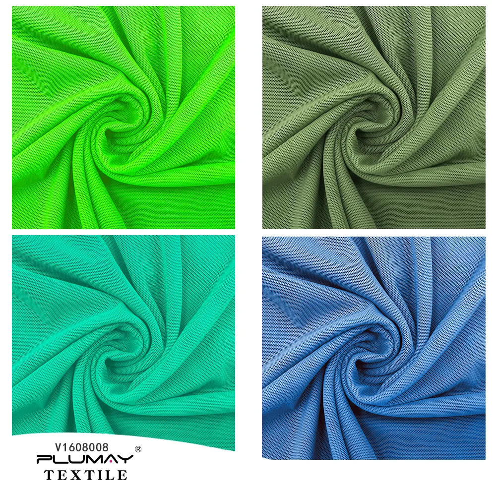 Сетчатая Ткань нейлон спандекс 4 способа растягивания высокая эластичность