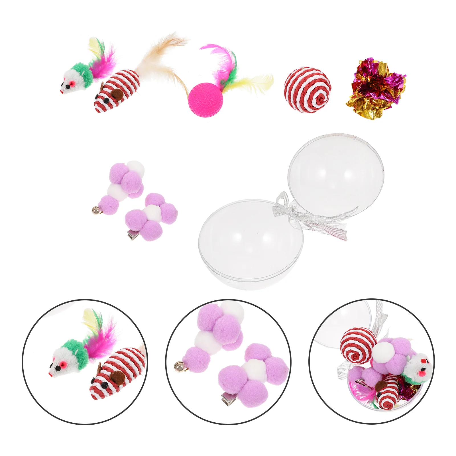 

1 Set Creative Cat Interactive Toys Cat Playthings Practical Cat Teaser Toys