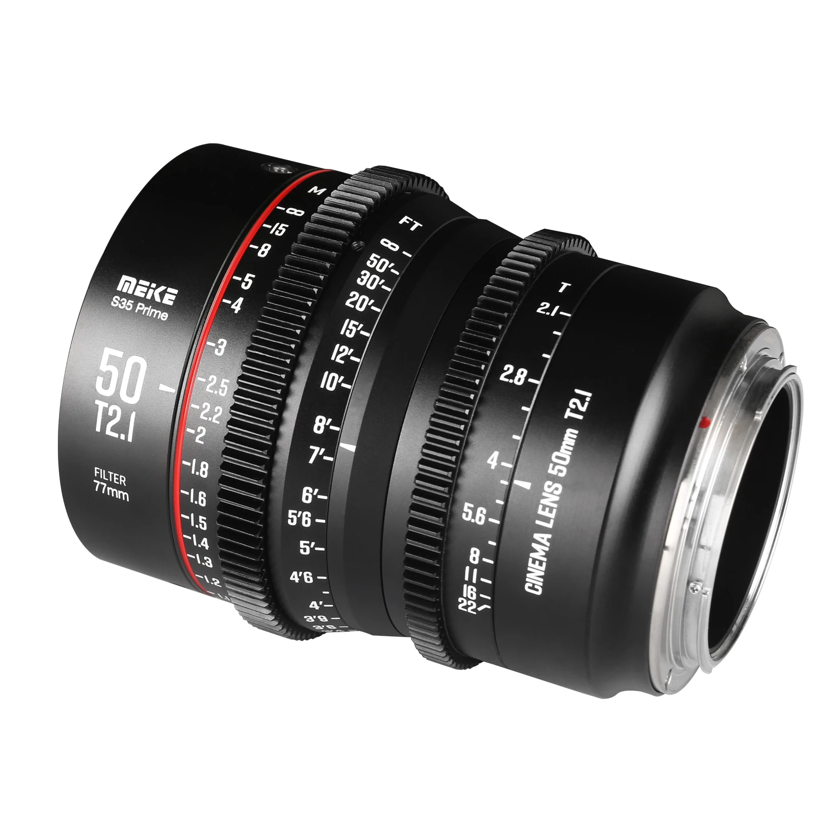 Meike Prime 50 мм T2.1 Super 35 рамка кинокамеры системы для Canon камеры s с