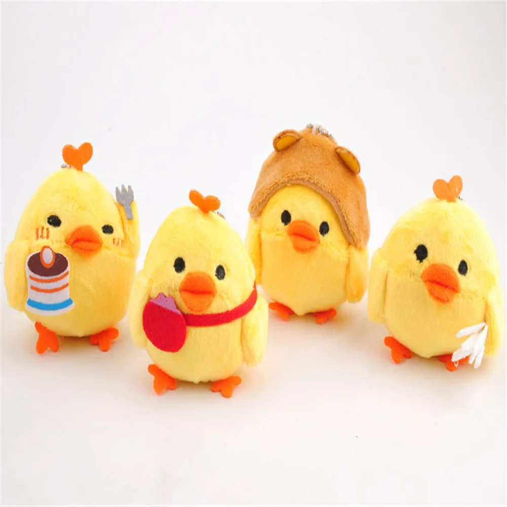 4 дизайна маленькая мягкая курица игрушка кукла плюшевый подарок брелок|toy doll