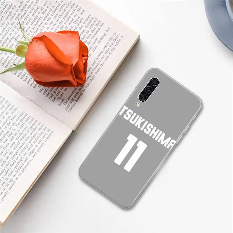 

tsukishima kei Haikyuu anime series Phone Cases For Samsung A S M Note 9 10 20 fe 21 71 30 ultra plus 5g 11 31 51 s